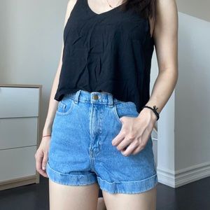 American Apparel Denim Shorts